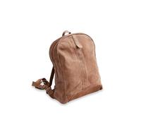 Loberon Rucksack Palau, Reißverschluss-Öffnung, Verstellbare Schulterriemen, Stilvoll & Praktisch, mit Innentasche, Accessoires, Taschen, Rindsleder, Baumwolle, braun