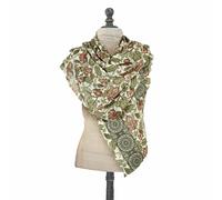 LOBERON Schal Presquer, grün/rot (175 x 70cm)