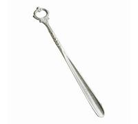 Loberon Schuhlöffel Lucas - Elegantes Finish, Dekoratives Aluminium, 38 cm Lang, antiksilber