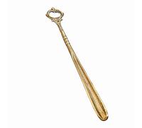 Loberon Schuhlöffel Lucas - Elegantes Finish, Dekoratives Aluminium, 38 cm Lang, Messing
