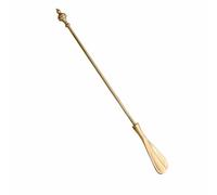Loberon Schuhlöffel Orveline, antikmessing | In elegantem Goldfarbton, Löffel aus Aluminiumguss, Stiel aus Messing