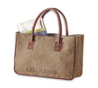 LOBERON Tasche Grains, khaki (13 x 32 x 22cm)