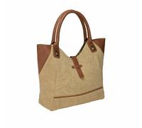 LOBERON Tasche Valeska, beige (24 x 34 x 34cm)