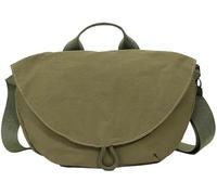 LOCCY Halbmond Umhängetasche Damen, Nylon Crossbody Bag Half Moon Bag Crossbody Schultertasche Hobo Tasche mit verstellbarer Schultergurt für Uni Arbeit Reisen Alltag (Armeegrün#2)