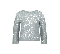 Betty Barclay - Lochstrick-Pullover Gray Mist - Gr. - 40