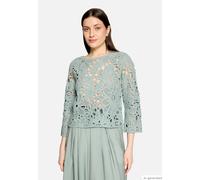 Betty Barclay - Lochstrick-Pullover Gray Mist - Gr. - 46