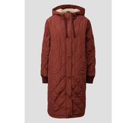Locker geschnittener Steppmantel mit Teddyfutter S rot 2168446.3619.S