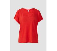 Locker geschnittenes T-Shirt aus Leinenmix XL rot 2165299.3103.XL