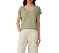 Locker geschnittenes T-Shirt aus Lyocellmix S olive 2167405.7297.S