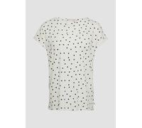 Locker geschnittenes T-Shirt aus Modalmix M creme 2165276.02A5.M