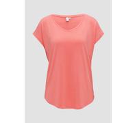 Locker geschnittenes T-Shirt im Modalmix Koralle L