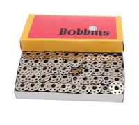 Lockstich Nähmaschinenspulen Aus Eisen Mit Loch, 100 Stück, Industriell, 2x2cm - Lange Haltbarkeit, Präzise Passform, Für Textil - und Bekleidungsfabriken