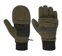 Lodenhut Manufaktur Fleecehandschuhe Fingerhandschuhe Fausthandschuhe Fäustlinge Herren - mit Futter, Futter Winter Herbst-Winter - 9 HS oliv