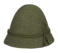 Lodenhut Manufaktur Schinderhannes Hut Trachtenhut Schützenhut Oktoberfesthut Wollfilzhut (54 cm - Oliv)