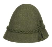 Lodenhut Manufaktur Schinderhannes Hut Trachtenhut Schützenhut Oktoberfesthut Wollfilzhut (56 cm - Oliv)