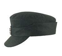 Lodenhut Original Zweiknopf Baschlikmütze im hochwertigen Alpaka-Schurwollmix von der Deutschen Traditionsmanufaktur Allgäu,Grün,59