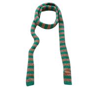 Lodoot Strickschal für Damen, langer, schmaler Gürtel, Krawatte, Halstuch, Mädchen, Foto-Requisiten, langes Halstuch, schmaler Schal, Krawatte, lang, gestreift, Lederetikett, Strickschal