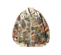 Loeay Mens Casual Jacke Japanische Stickerei Männer Jacke Mann Hip Hop Streetwear 2019 Herbst Neue Bomberjacke Männer Kleidung 4XL