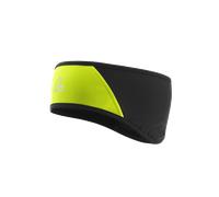 Löffler AIRBLOCC HEADBAND FLAPS Stirnband Erwachsene neon yellow/black Standard