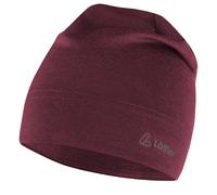Löffler Artista Merino Wool Beanie aubergine