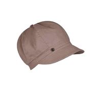LOEVENICH biegsame Damen Schirmkappe aus Baumwolle - ultra leichte Baker-Boy Cap Sand