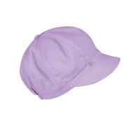 LOEVENICH biegsame Damen Schirmkappe aus Baumwolle - ultra leichte Baker-Boy Cap Violet