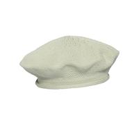 LOEVENICH Damen Baskenmütze aus Baumwolle in Bester Strick-Qualität mit modischem Rollrand Sage Green