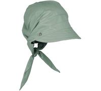 LOEVENICH Damen Kappe zum binden aus Baumwolle - ultra leicht und atmungsaktiv Sage Green