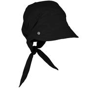 LOEVENICH Damen Kappe zum binden aus Baumwolle - ultra leicht und atmungsaktiv Schwarz