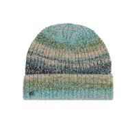 LOEVENICH Elastische Beanie | Buntes Strickmuster | OneSize | Damen Wintermütze Aquamarine