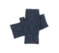 LOEVENICH fingerlose Handschuhe mit Glitzer | OneSize | Elegante, funkelnde Handstulpen für jeden Anlass Mystic Blue