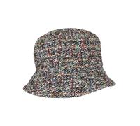 LOEVENICH Gefütterter Bucket Hat | Buntes Karomuster | OneSize | Damen | Winter Mode Black