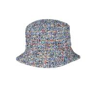 LOEVENICH Gefütterter Bucket Hat | Buntes Karomuster | OneSize | Damen | Winter Mode Mystic Blue
