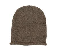 LOEVENICH Gestrickte Beanie | Hochgerollter Rand | OneSize Damen Wintermütze | Warme, bequeme Strickmütze Khaki