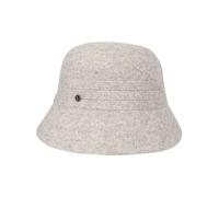 LOEVENICH Glockenhut | Wollmischung | Damen | OneSize | Modisches Accessoire für Herbst & Winter Light Grey