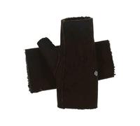 LOEVENICH Handstulpen | Kunstleder | OneSize | Damen | Stylische Accessoires für den Winter | 100% Polyester Black