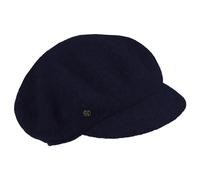 LOEVENICH Schirmkappe aus Wolle - Dehnbar, bequem und in One Size für Damen Marine