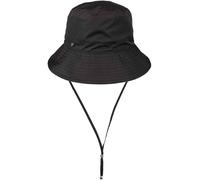 LOEVENICH Warmer Regen Bucket Hat | Wasserdicht | 100% Polyester | Mit Kinnband | OneSize | Für Damen Black