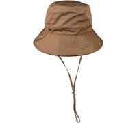 LOEVENICH Warmer Regen Bucket Hat | Wasserdicht | 100% Polyester | Mit Kinnband | OneSize | Für Damen Camel