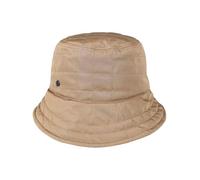 LOEVENICH Wasserabweisender Glockenhut | Mit Zugband | 100% Polyester | OneSize | Damen | Perfekt für Regenwetter Camel