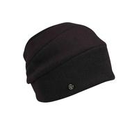 LOEVENICH Winddichte Beanie | 100% Polyester | Damen | OneSize | Warme Mütze mit gekürzter Rückseite Black