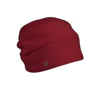 LOEVENICH Winddichte Beanie | 100% Polyester | Damen | OneSize | Warme Mütze mit gekürzter Rückseite Wine