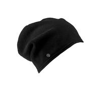LOEVENICH Winddichte Beanie | Unisex | 100% Polyester | OneSize | Warme, bequeme Wintermütze für Damen Black