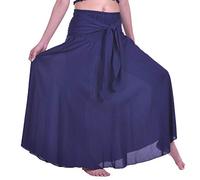 Lofbaz Damen Lange Bohemian Maxi Rock Hippie Gypsy Boho Kleid - Dunkelblau #6 - OS