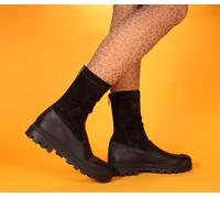 Lofina Stiefeletten schwarz 4367 Birte gasoline-nero-stretch - LOF 144 Gr.41