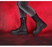 Lofina Stiefeletten schwarz 6069 Alea gasoline-nero Gr.41 - LOF 84