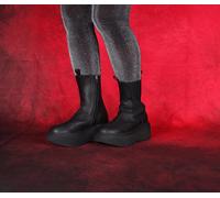 Lofina Stiefeletten schwarz 6284 Ellie gasoline-nero Gr.42 - LOF 87