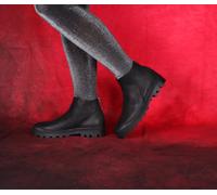 Lofina Stiefeletten schwarz 6470 Birte gasoline-nero Gr.42 - LOF 94