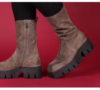 Lofina Stiefeletten taupe 6105 Smilla london-dark taupe Gr.39 - LOF 80