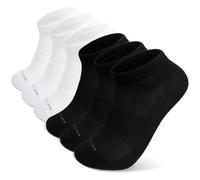LOFIR Bambus Sneakersocken für Herren Damen: Sommer Sneaker Socken Männer Sportsocken Atmungsaktiv Trainer Kurzsocken für Sport Wandern Spazierengehen 6 Paar 39-50